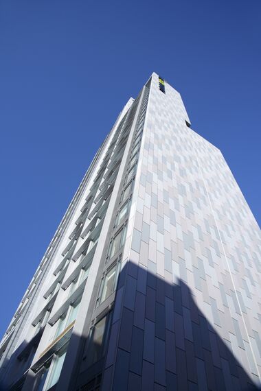 ConceptWall 50 Fassaden, ConceptSystem 68 Fenster, Vision 50 Türen und ConceptWall 60 Fassaden - Student Accomodation ansässig in Manchester, Vereinigtes Königreich
