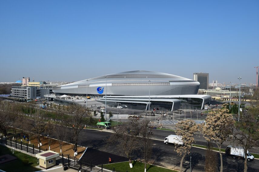 ConceptSystem 77 Türen und CW 50-HI Fassaden - Sports Humo Arena ansässig in Tashkent, Uzbekistan