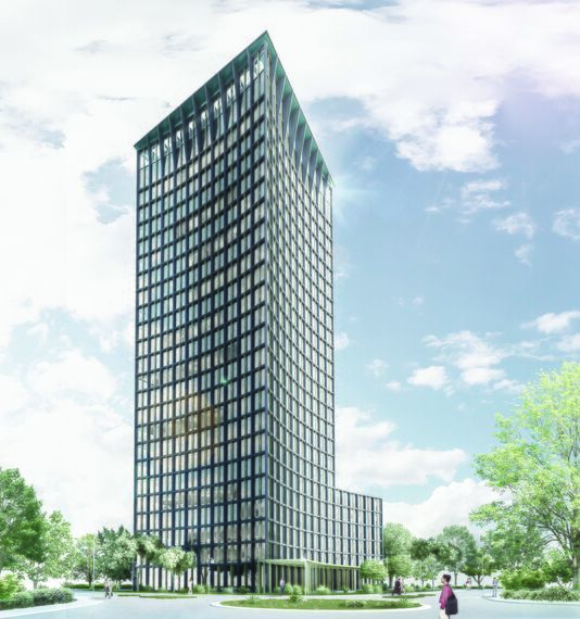 CW 65-EF Facciate continue - Complesso di appartamenti Ceres Tower situato in Basel, Svizzera