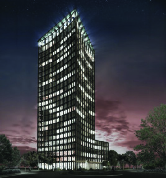 CW 65-EF Facciate continue - Complesso di appartamenti Ceres Tower situato in Basel, Svizzera