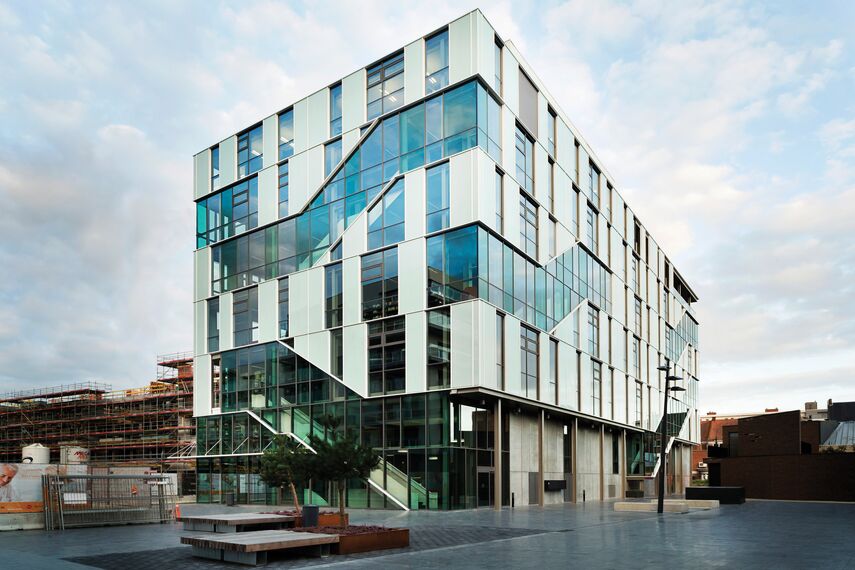 ConceptWall 50 Fassaden - Office building Knowledge Centre ARhus ansässig in Roeselare, Belgienë