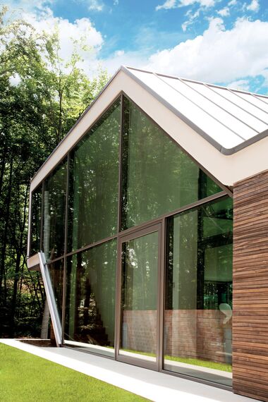 ConceptSystem 77 Finestre, ConceptSystem 77 Porte, ConceptWall 50 Facciate continue, CS 86-HI (c) Sistemi annullati e CP 50 Sistemi scorrevoli - Van Acker Sissau villa situato in Loppem, België