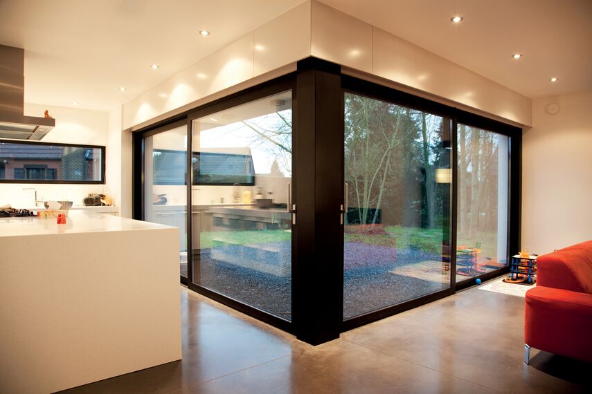 ConceptPatio 130 Schieben und Falten und CS 86-HI (c) Abgesagte Systeme - Villa Passive House ansässig in Ath, Belgienë