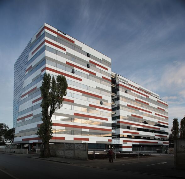 ConceptWall 50 Fassaden - Office building RAMS Business centre ansässig in Bucharest, Rumänien