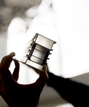 Ombra di profilo isolante in alluminio bianco e nero