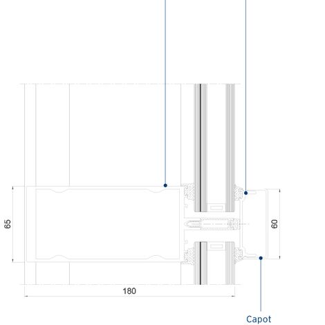 ConceptWall 60 Murs rideaux, ConceptSystem 77 Fenêtres, ConceptSystem 59Pa Fenêtres, ConceptWall 50 Murs rideaux, CW 50-FP Murs rideaux et CW 50-SG Murs rideaux - MPL Passenger Terminal situé à Wrocław, Pologne