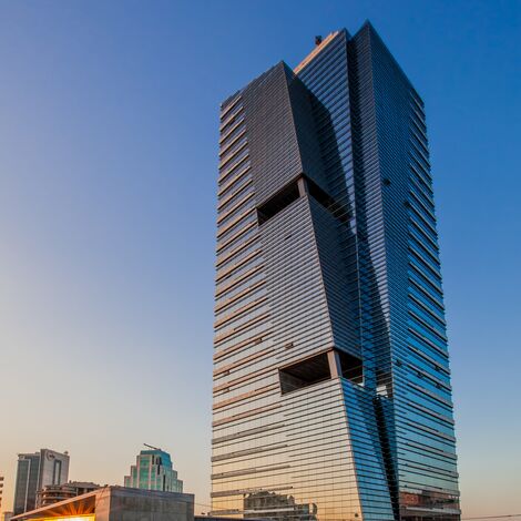 CW 50-SC Fassaden - Business center Paragon Tower ansässig in Ankara, Türkei