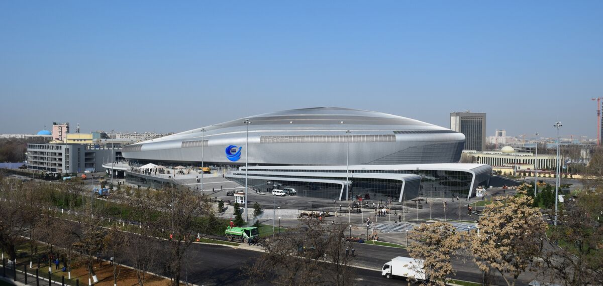 ConceptSystem 77 Türen und CW 50-HI Fassaden - Sports Humo Arena ansässig in Tashkent, Uzbekistan