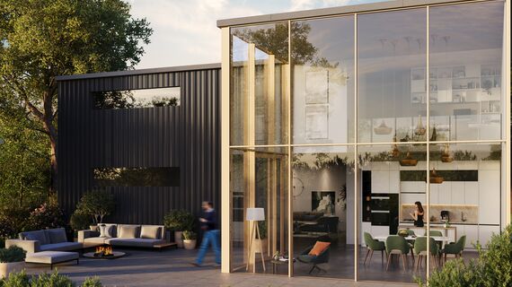 Reynaers aluminium slimwall 35 façade
