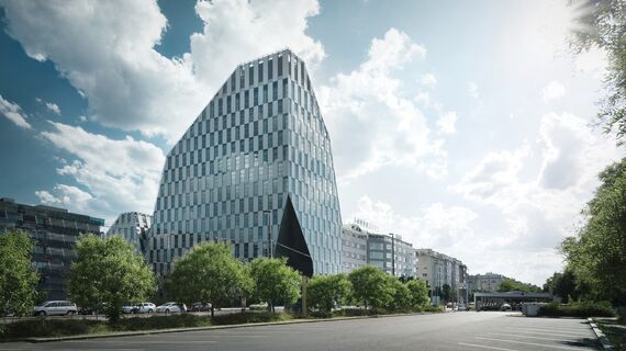 CW 86 Standard Facciate continue e CW 86-EF Facciate continue - Office building Crystal situato in Prague, Repubblica Ceca